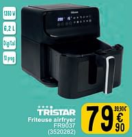 Promotions Tristar friteuse airfryer fr9037 - Tristar - Valide de 14/05/2024 à 27/05/2024 chez Cora