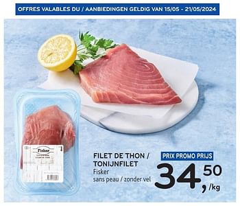 Promotions Filet de thon fisker - Fisker - Valide de 15/05/2024 à 21/05/2024 chez Alvo