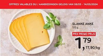 Promotions Slanke anke - Produit maison - Alvo - Valide de 08/05/2024 à 14/05/2024 chez Alvo