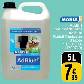 Promotions Additif pour carburant adblue - Marly - Valide de 14/05/2024 à 27/05/2024 chez Cora