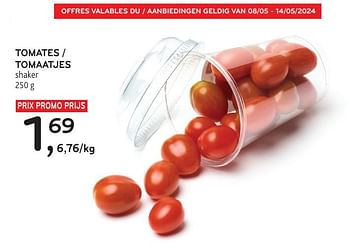 Promotions Tomates shaker - Produit maison - Alvo - Valide de 08/05/2024 à 14/05/2024 chez Alvo