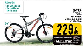 Promotions Huffy bicycles vélo marker - Huffy Bicycles - Valide de 14/05/2024 à 27/05/2024 chez Cora