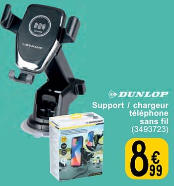 Promotions Support - chargeur téléphone sans fil - Dunlop - Valide de 14/05/2024 à 27/05/2024 chez Cora