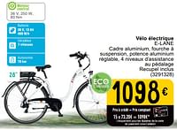 Promotions Vélo électrique e-lane - E-Lane - Valide de 14/05/2024 à 27/05/2024 chez Cora