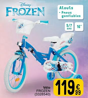 Promotions Vélo frozen - Disney  Frozen - Valide de 14/05/2024 à 27/05/2024 chez Cora