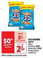 Promoties 3d`s nature lay`s - Lay's - Geldig van 14/05/2024 tot 19/05/2024 bij Auchan