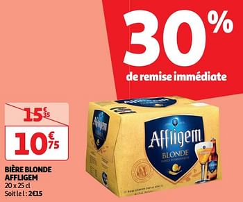 Promoties Bière blonde affligem - Affligem - Geldig van 14/05/2024 tot 19/05/2024 bij Auchan