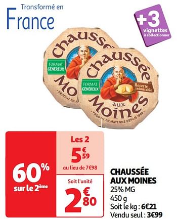 Promoties Chaussée aux moines - Chaussée aux moines - Geldig van 14/05/2024 tot 19/05/2024 bij Auchan