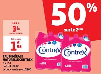 Promoties Eau minérale naturelle contrex - Contrex - Geldig van 14/05/2024 tot 19/05/2024 bij Auchan