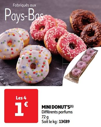 Promoties Mini donut`s - Huismerk - Auchan - Geldig van 14/05/2024 tot 19/05/2024 bij Auchan