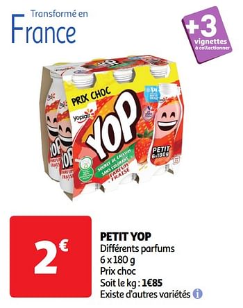 Promoties Petit yop - Yoplait - Geldig van 14/05/2024 tot 19/05/2024 bij Auchan