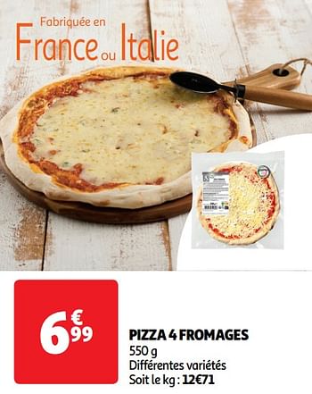 Promoties Pizza 4 fromages - Huismerk - Auchan - Geldig van 14/05/2024 tot 19/05/2024 bij Auchan