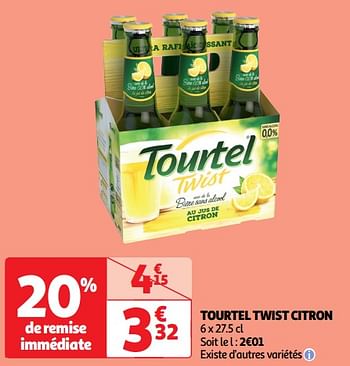 Promoties Tourtel twist citron - Tourtel - Geldig van 14/05/2024 tot 19/05/2024 bij Auchan