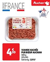 Promoties Viande hachée pur boeuf auchan - Huismerk - Auchan - Geldig van 14/05/2024 tot 19/05/2024 bij Auchan