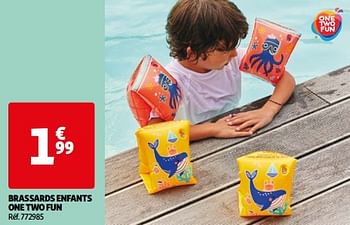 Promoties Brassards enfants one two fun - One two fun - Geldig van 14/05/2024 tot 15/07/2024 bij Auchan