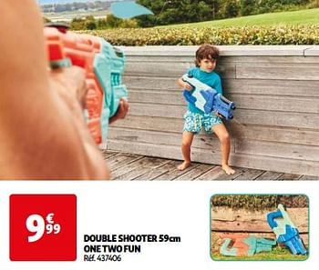 Promoties Double shooter one two fun - One two fun - Geldig van 14/05/2024 tot 15/07/2024 bij Auchan