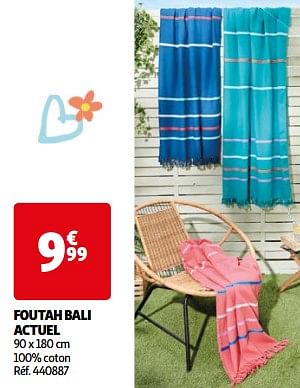 Promoties Foutah bali actuel - Actuel - Geldig van 14/05/2024 tot 15/07/2024 bij Auchan