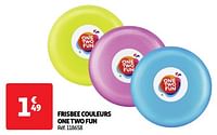 Frisbee couleurs one two fun-One two fun