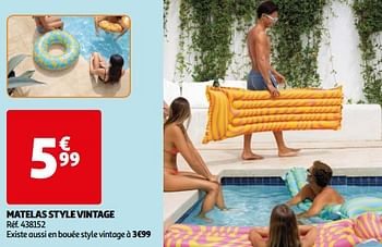Promoties Matelas style vintage - Huismerk - Auchan - Geldig van 14/05/2024 tot 15/07/2024 bij Auchan