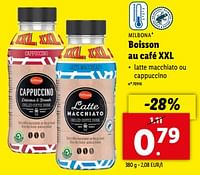 Promotions Boisson au café xxl - Milbona - Valide de 15/05/2024 à 21/05/2024 chez Lidl