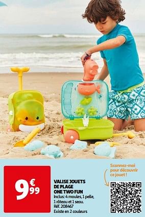Promoties Valise jouets de plage one two fun - One two fun - Geldig van 14/05/2024 tot 15/07/2024 bij Auchan