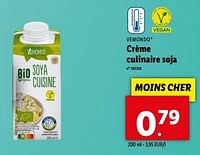 Promotions Crème culinaire soja - Vemondo - Valide de 15/05/2024 à 21/05/2024 chez Lidl