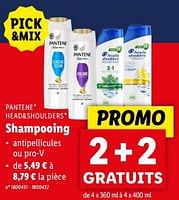 Promotions Shampooing - Pantene - Valide de 15/05/2024 à 21/05/2024 chez Lidl