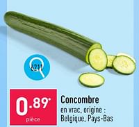 Promotions Concombre - Produit maison - Aldi - Valide de 20/05/2024 à 26/05/2024 chez Aldi