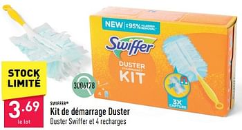 Promotions Kit de démarrage duster - Swiffer - Valide de 20/05/2024 à 26/05/2024 chez Aldi
