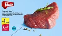 Promotions Steak pelé - Produit maison - Aldi - Valide de 20/05/2024 à 26/05/2024 chez Aldi