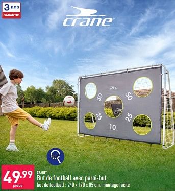 Promotions But de football avec paroi-but - Crane - Valide de 20/05/2024 à 26/05/2024 chez Aldi