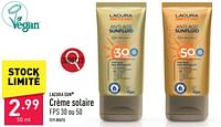 Promotions Crème solaire - LACURA - Valide de 20/05/2024 à 26/05/2024 chez Aldi