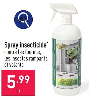 Promotions Spray insecticide - Produit maison - Aldi - Valide de 20/05/2024 à 26/05/2024 chez Aldi