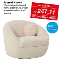 Fauteuil crown-Huismerk - Woonsquare
