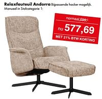 Relaxfauteuil andorra-Huismerk - Woonsquare