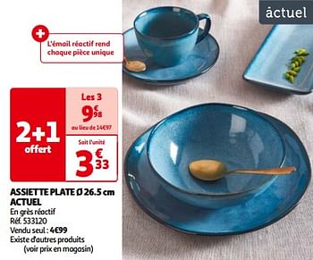 Promoties Assiette plate actuel - Actuel - Geldig van 14/05/2024 tot 21/05/2024 bij Auchan