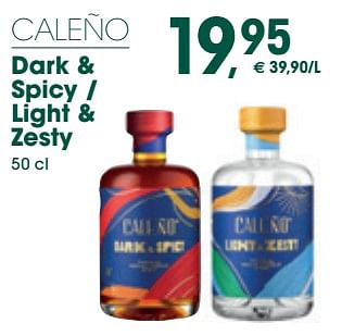 Promoties Caleño dark + spicy light + zesty - Caleño - Geldig van 10/05/2024 tot 19/05/2024 bij Prik & Tik