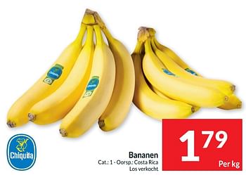 Promoties Bananen - Chiquita - Geldig van 14/05/2024 tot 20/05/2024 bij Intermarche