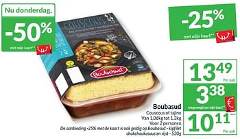 Promoties Boubasud couscous of tajine - Boubasud - Geldig van 14/05/2024 tot 20/05/2024 bij Intermarche