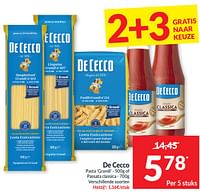 Promoties De cecco pasta grandi of passata classica - De Cecco - Geldig van 14/05/2024 tot 20/05/2024 bij Intermarche