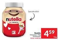 Nutella smeerpasta the romantic-Nutella