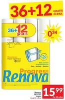 Promoties Renova toiletpapier - Renova - Geldig van 14/05/2024 tot 20/05/2024 bij Intermarche