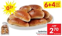 Promoties Sandwiches - Huismerk - Intermarche - Geldig van 14/05/2024 tot 20/05/2024 bij Intermarche