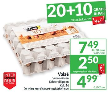 Promoties Volaé verse eieren scharrelkippen - Volae - Geldig van 14/05/2024 tot 20/05/2024 bij Intermarche