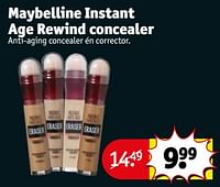 Promotions Maybelline instant age rewind concealer - Maybelline - Valide de 14/05/2024 à 26/05/2024 chez Kruidvat