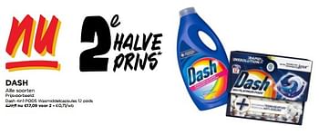 Promoties Dash 4in1 pods wasmiddelcapsules - Dash - Geldig van 15/05/2024 tot 21/05/2024 bij Jumbo