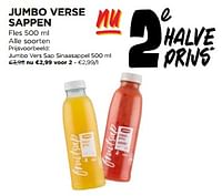 Promoties Jumbo vers sap sinaasappel - Huismerk - Jumbo - Geldig van 15/05/2024 tot 21/05/2024 bij Jumbo