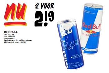 Promoties Red bull energy drink cold can - Red Bull - Geldig van 15/05/2024 tot 21/05/2024 bij Jumbo