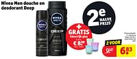 Promotions Deospray deep + gratis kleurrijk glas - Nivea - Valide de 14/05/2024 à 26/05/2024 chez Kruidvat
