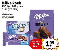 Promotions Milka koek - Milka - Valide de 14/05/2024 à 26/05/2024 chez Kruidvat